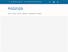 Tablet Screenshot of equipamientopacifico.com.pe